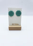 Green Flower Stud