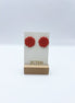 Rust Flower Stud