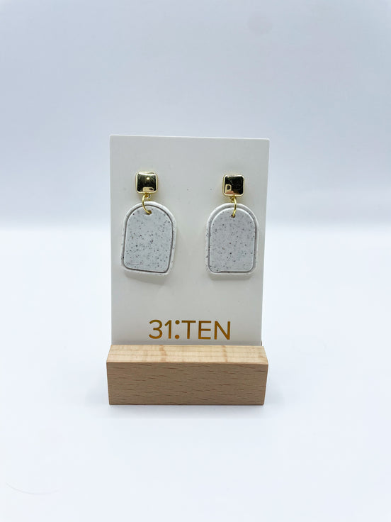 Speckled Arch Earrings