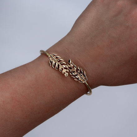 Gold Leaf Bracelet