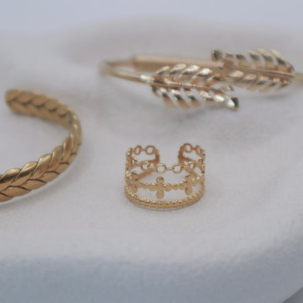 Gold Leaf Bracelet
