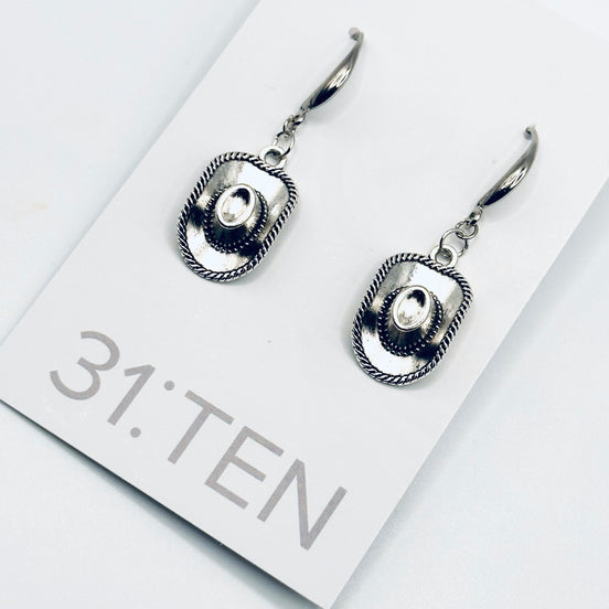Howdy Hat Earrings