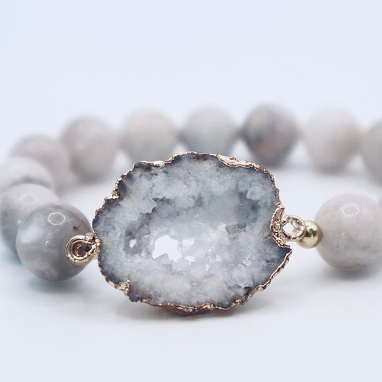 Agate Quartz Stone Bracelet